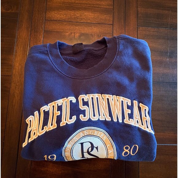 Vintage Pacific Sunwear Ps 1980 Los Angeles Graphic Sweatshirt Small - Picture 5 of 6
